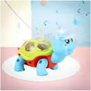 Tartaruga Brinquedo Infantil Dançante Som Luz Crianças Bebe