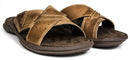 Chinelo Masculino De Couro Tabaco 5200 - DCB5200LTTBC