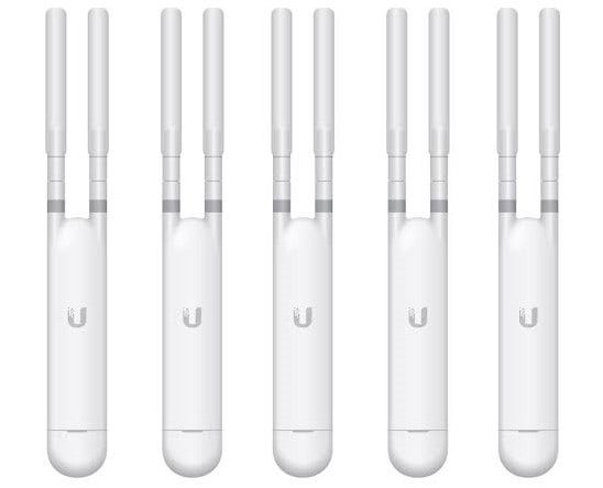 Access Point Ubiquiti UniFi Kit 5 unidades sem Fonte - UAP-AC-M-5i