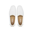 Mocassim Youth Couro Floater Branco - YTH16007BRAN
