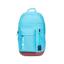 Mochila Unissex Juvenil Cores Escolar Viagem Cor:azul Claro