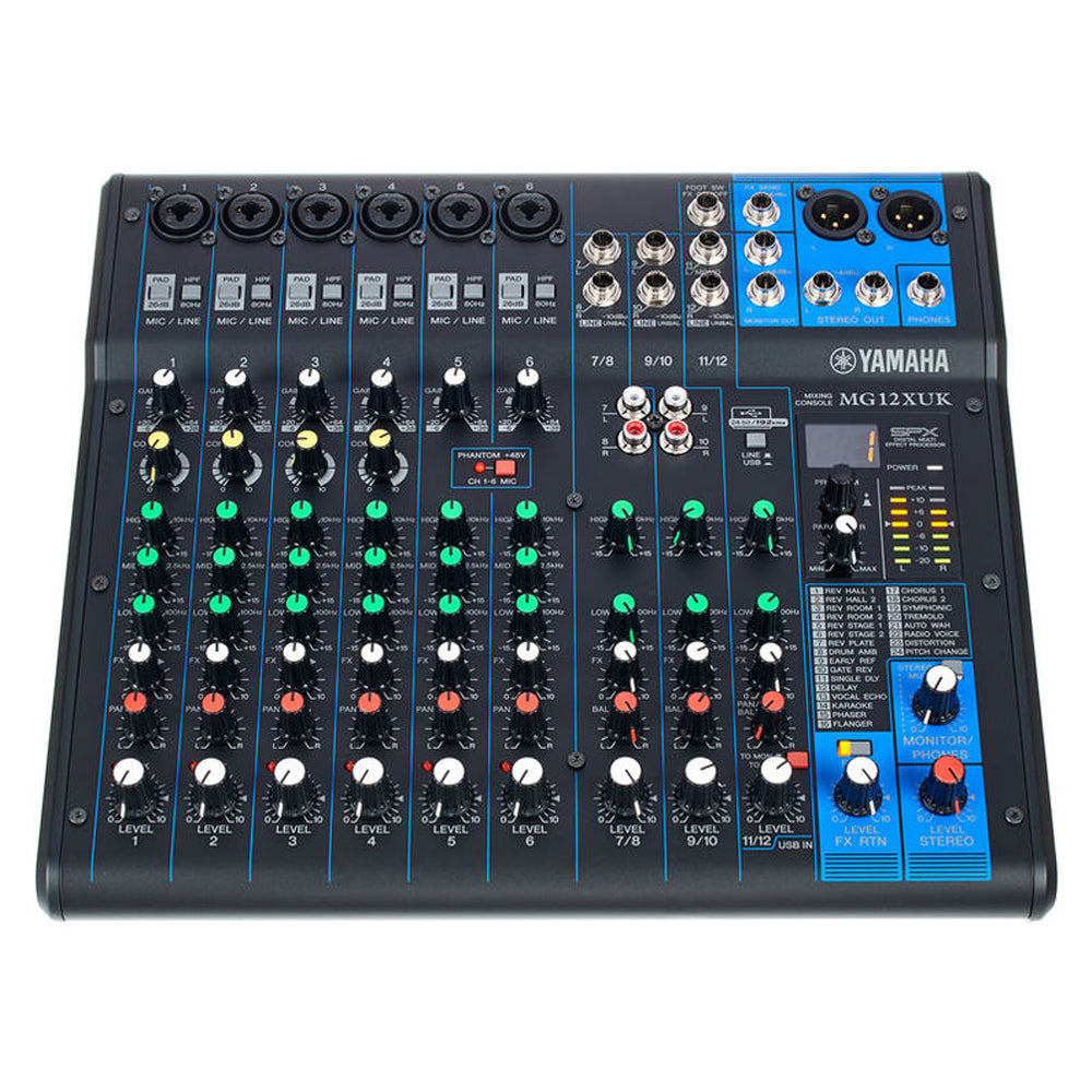 Mesa De Som Analógica Mg 12xuk Yamaha