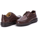 Sapato Casual Conforto Couro Marrom - RT8002FLOCFE