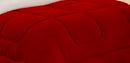 Edredom Coberdrom Solteiro Sherpa Pele De Carneiro C/ Soft Vermelho
