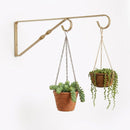 Mão Francesa P Vaso Galvanizada 40 Cm Suporte De Metal