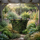 Suporte Vaso Suspenso Reforçado 4 Ganchos Cabo De Aço 40cm G