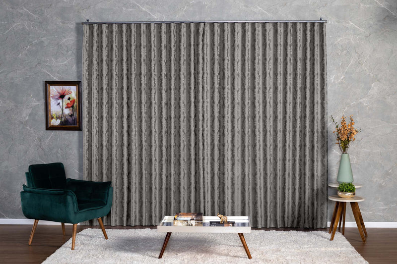 Cortina Jacquard 2,80x1,80 Para Varão Simples