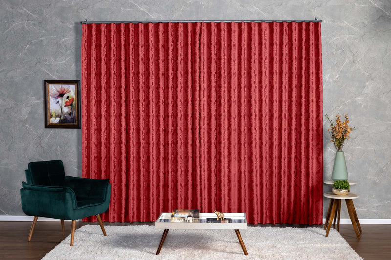 Cortina Jacquard 2,80x2,30 Para Trilho Suíço