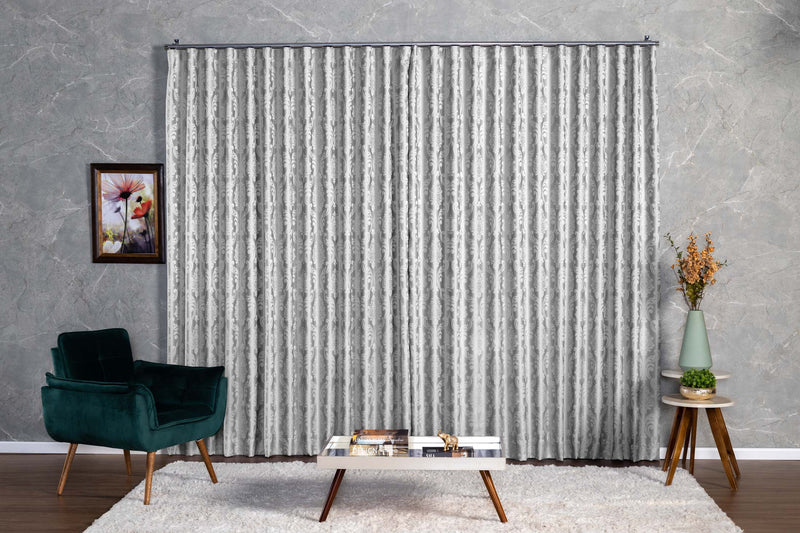 Cortina Jacquard 2,80x2,50 Para Trilho Suíço