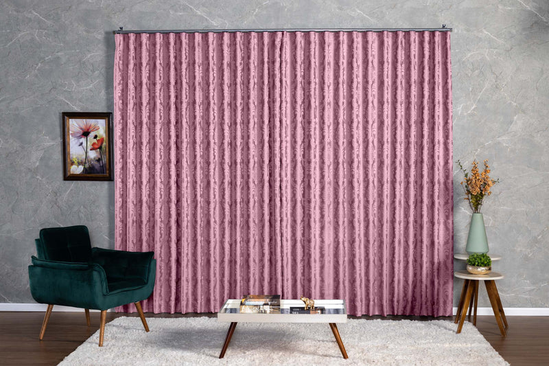 Cortina Jacquard 2,80x1,80 Para Varão Simples