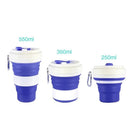Copo Ecológico Retrátil Silicone Grande Dobrável 550ml