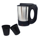 Chaleira Elétrica Portátil 12v Carro Chá Café Inox 500 Ml