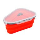 Pote Expansível Armazenar Pizza Silicone Separador 5 Fatias