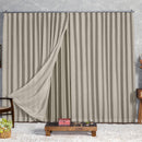 Cortina Blackout Com Linho 4,00x2,50 Para Varão Duplo