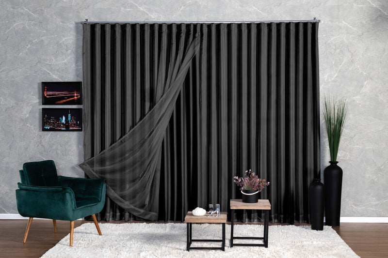 Cortina Jacquard  6,00x2,70 Para Trilho Suíço