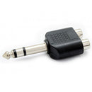 Adaptador Plug P10 Stereo Para 2 Rca Níquel Storm 10 Un