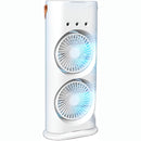 Mini Ventilador Climatizador Duplo De Mesa Portátil