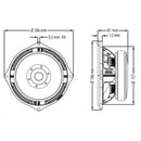Alto-falante 6 Pol 250w Rms 8 Ohms Wf150500b8 Atk