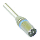 Conector Canon Macho Csr Q-8bl Níquel Azul Com Mola - PC / 4