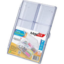 Organizador Caixa Com 6 Divisórias Cristal