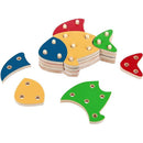 Brinquedo Para Montar Peixe Mdf Troque/encaixe 16 Peças