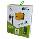 Carregador Turbo Pd Com Cabo Usb C Flex