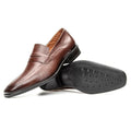 Mocassim Masculino Loafer Couro Marrom - GIB2758NTMOU