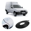 Borracha Protetora Borda Porta Veículo Fiorino 7x14 10 Mts