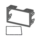 MOLDURA FIAMON 2 DIN POLO/ GOLF/ FOX/ ECOSPORT/ FIESTA/ BORA PRATA