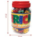 Brinquedo Para Montar Bricks Blocos Montagem 56 Peças