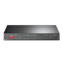 Switch Gigabit Profissional 10/100/1000 C/ 10 Portas (sendo 8 Poe) Tl-sg1210mp Smb