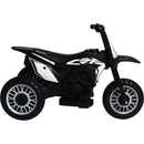 Moto Elétrica Honda Crf 6v Preta Com Buzina E Pedal De Aceleração