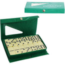 Domino Estojo 28 Peças 11mm Verde Western