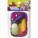 Brincando De Casinha Hortifruti Cestinha 7 Peças