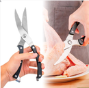 Tesoura Cozinha Trinchante Corta Osso Frango Carnes Peixes Culinária