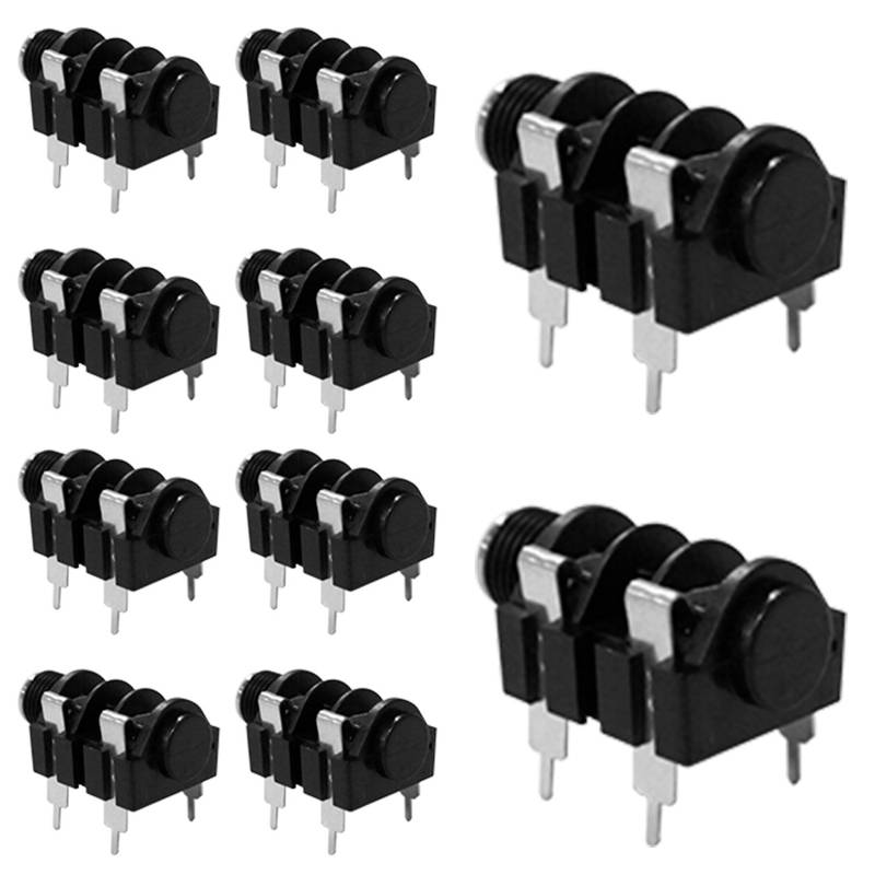 Wc 344 Conector P10  Mono   Femea Painel Ts Wireconex 10 Unidades