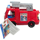 Caminhão De Bombeiros Fisher-price Little People Com Som, Luz E 2 Figuras