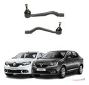Par Terminal Direção Dir Esq Renault Logan Sandero Após 2007