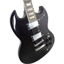 Guitarra Elétrica Sg De Madeira Maciça Thomaz Teg 340 Preto