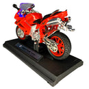 Miniatura Moto De Brinquedo Com Som E Acende Farol Metal