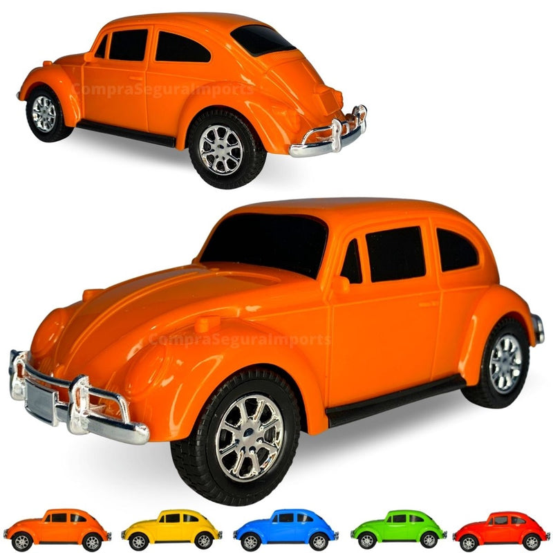 Carrinho De Brinquedo Fusca Beetle 1970 Carro Antigo Classic