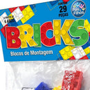 Brinquedo Para Montar Bricks - Blocos De Montagem 29 Peças