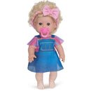 Boneca Danadinha Loira Cabelo Crespo 33cm