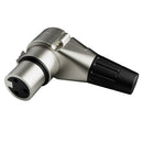 Kit 02 Conectores Xlr Femea 90 Graus Wc2043 Wireconex
