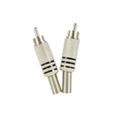 PLUG RCA EVUS C-073 METAL COM MOLA MACHO - PC / 10