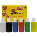 Tinta Guache Escolar 18ml Com Pincel 6 Cores