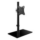Suporte Para Monitor De 14 A 32" Com Base De Vidro E Organizador De Cabo - Sm420c