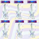 Guitarrinha Brinquedo Infantil Kit 6 Guitarra De Plástico