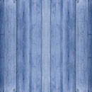 Papel De Parede Madeira Azul