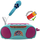 Brinquedo Stitch Boom Box Karaokê Infantil Com Cabo P2 E Função Amplificadora